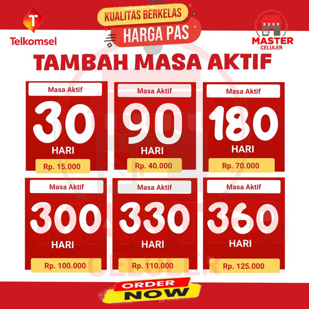 TAMBAH MASA AKTIF TELKOMSEL