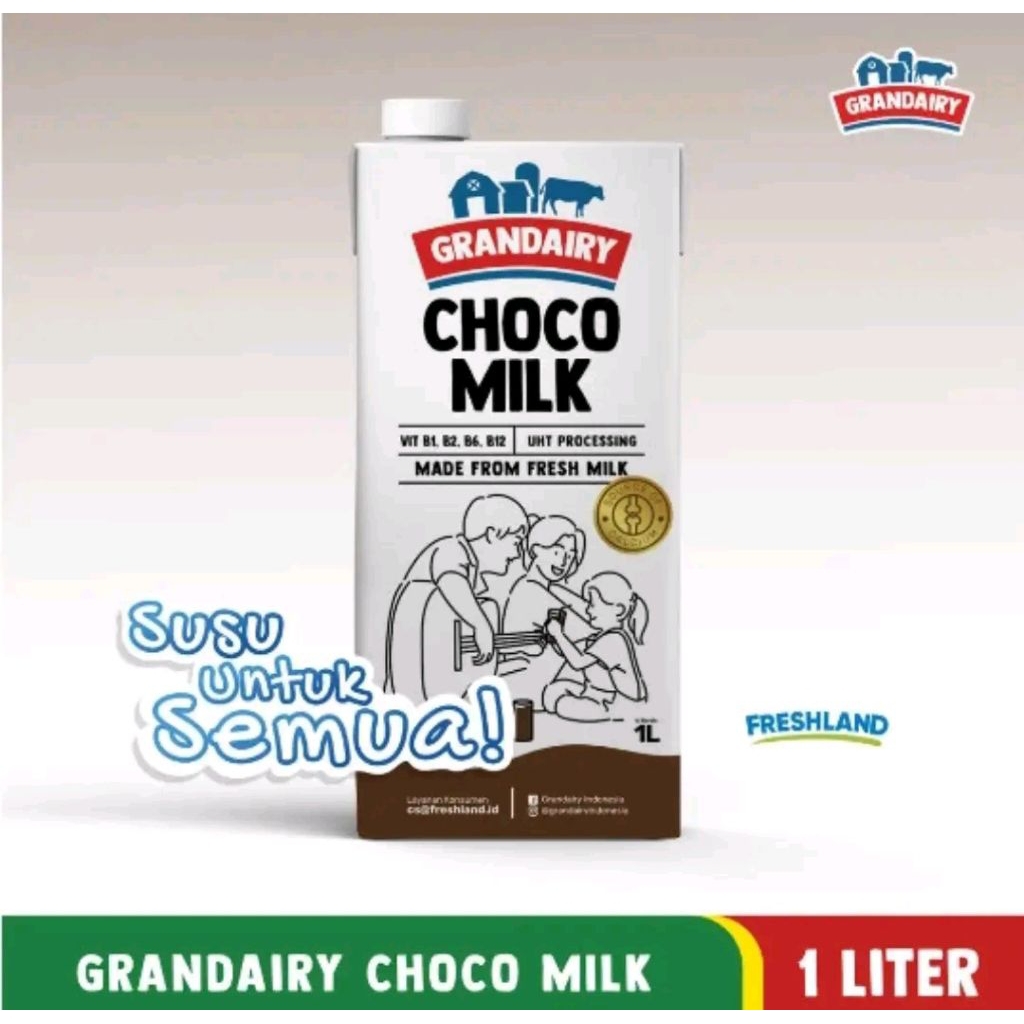 

Grandairy Susu UHT Chocomilk - Full Cream 1000ml