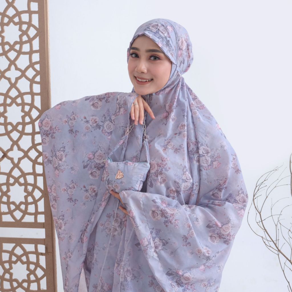 Mukena Traveling Motif | mukena parasut | mukena pocket