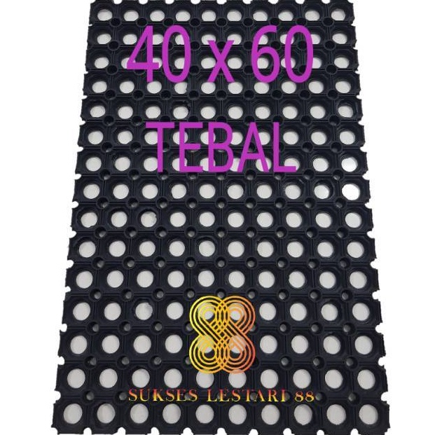 Grosiran Keset Karpet Karet Anti Slip Kamar Mandi 4 x 6 Tebal  Kompos Tebal