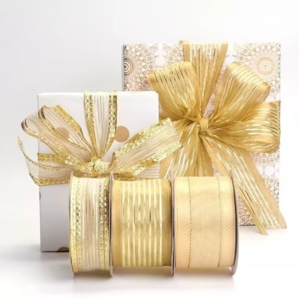 

Pita 0.5 Meter Warna Emas / Gold Bervariasi