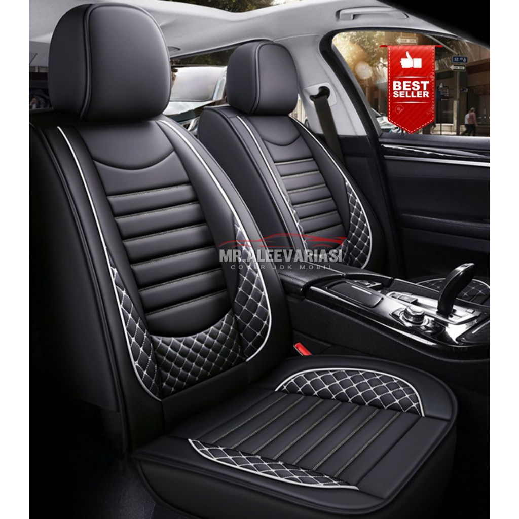 Sarung Jok Mobil Xenia R Deluxe Sporty 2016 - 2021 Avanza All New Rush GR Fullset Depan - Belakang