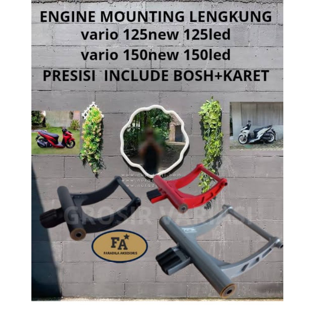 mounting lengkung Vario 125 new LED 150 new LED/mounting Vario/vario