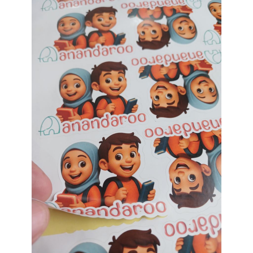 Sticker cutting A3 kiss cut