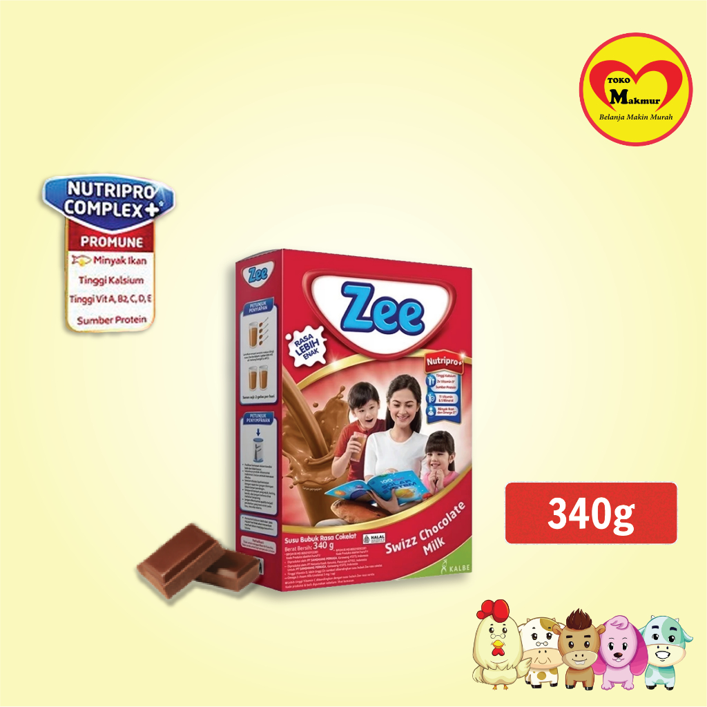 

Zee Coklat – Vanila - Strawberry 340gr / Toko Makmur Live