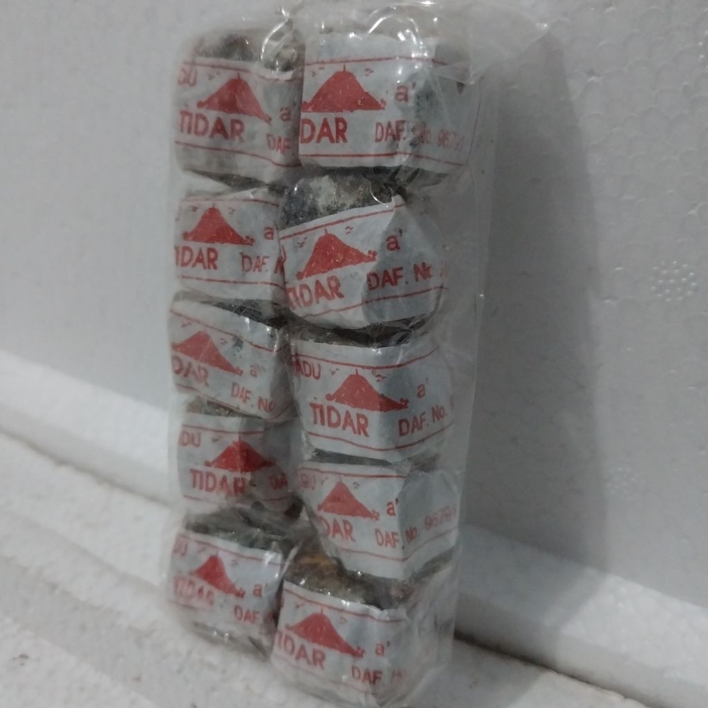MENYAN MADU, KEMENYAN MADU TIDAR, Cap Gunung Tidar 1 pak isi 10pcs