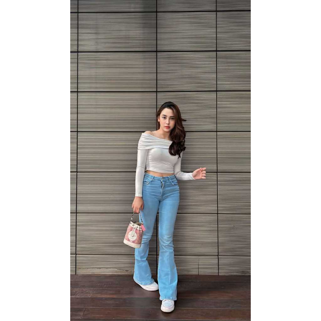Highwaist Cutbray Jeans- CELANA WANITA CUTBRAY JEANS - Higwais jeans cutbray-Hw Cutbray Jeans Wanita