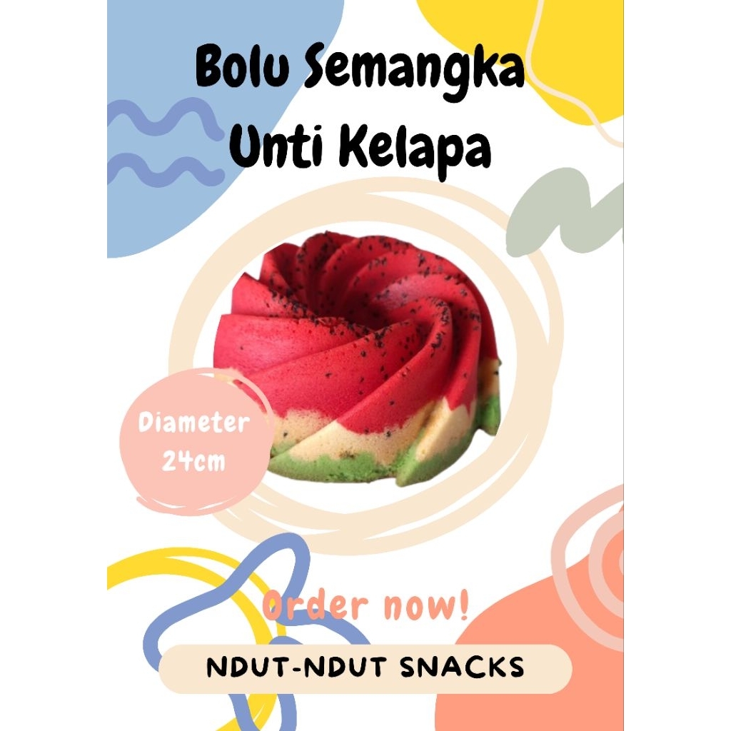 

Bolu Semangka Unti Kelapa