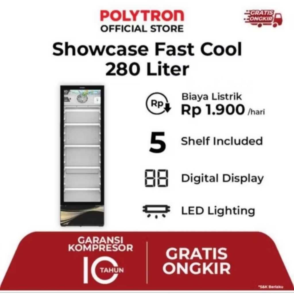 SHOWCASE POLYTRON 5 RAK SCN 287