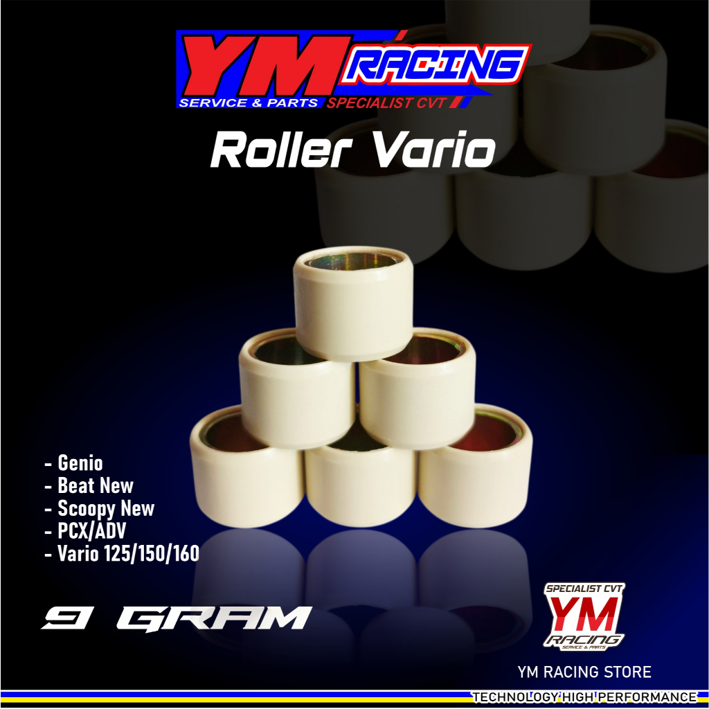 ROLLER 9 GRAM VARIO, ROLER GENIO 9 GRAM, LOLER SET VARIO 125 || VARIO 150/160, ROLLER  ADV PCX, ROLL