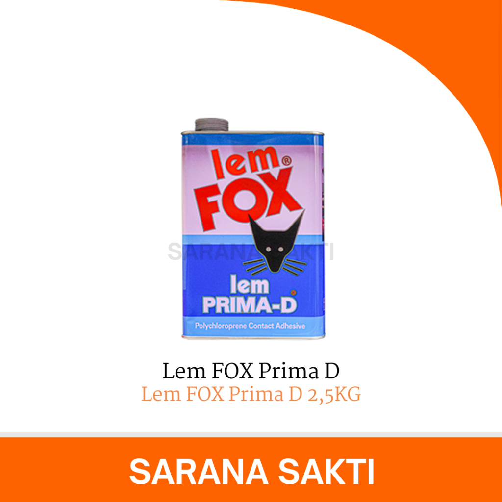 

Lem FOX Prima D 2,5KG | Lem Fox Serbaguna Lem Hpl Edging Lem Kuning 2,5 KG