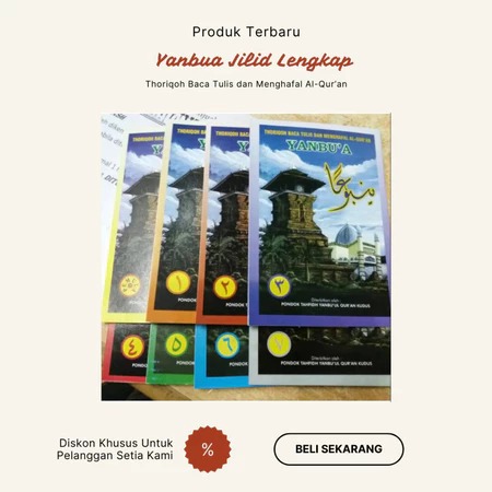 Yanbu'a Per Jilid Thoriqoh Baca Tulis dan Menghafal Al-Quran Yanbua Jilid Lengkap 1 2 3 4 5 6 7 Pond