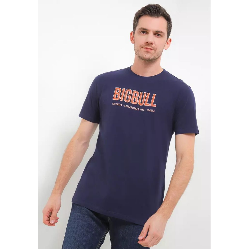 Cotton Jersey 30's T-shirt KSB2322 KAOS T-shirt LOIS ORIGINAL PRIA WARNA NAVY BIRU DONGKER