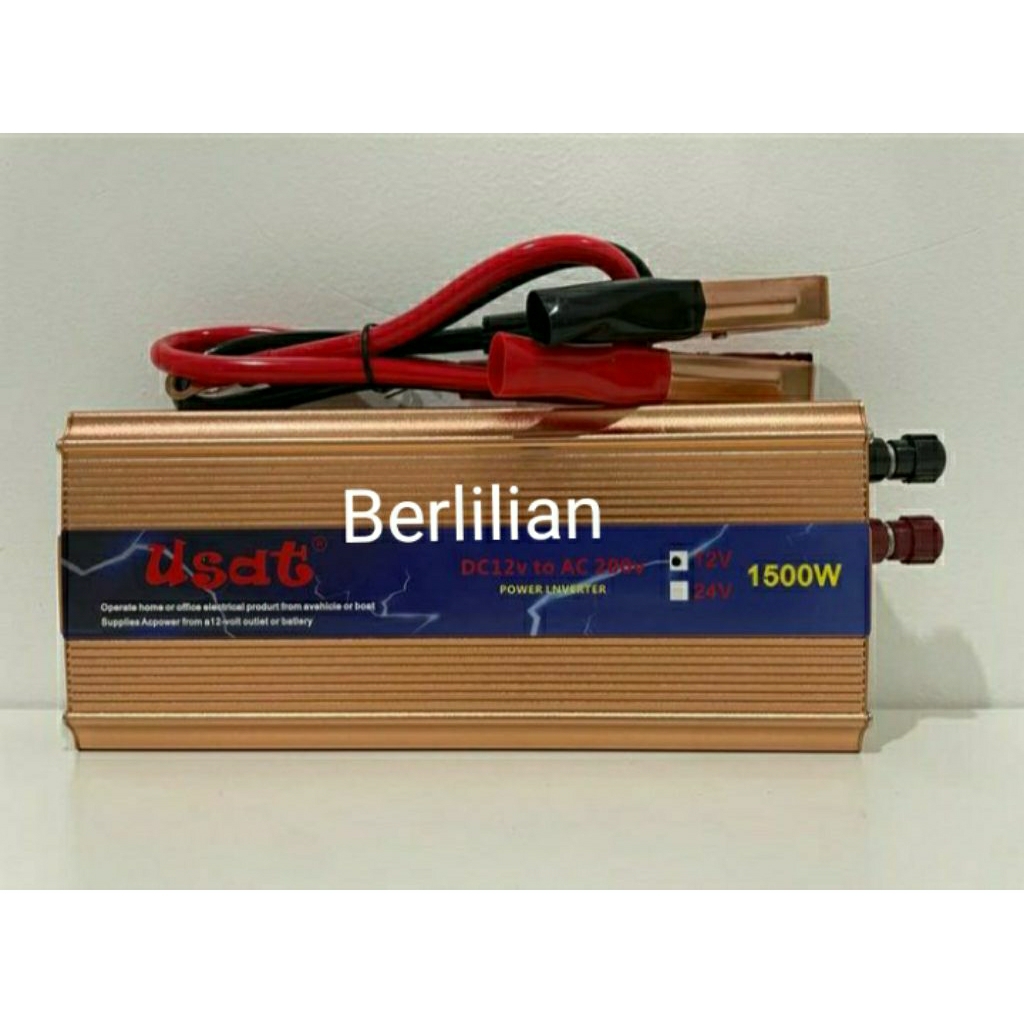 Power Inverter 1500W DC 12V to AC 220V / Inverter 1500watt DC 12V - AC 220V
