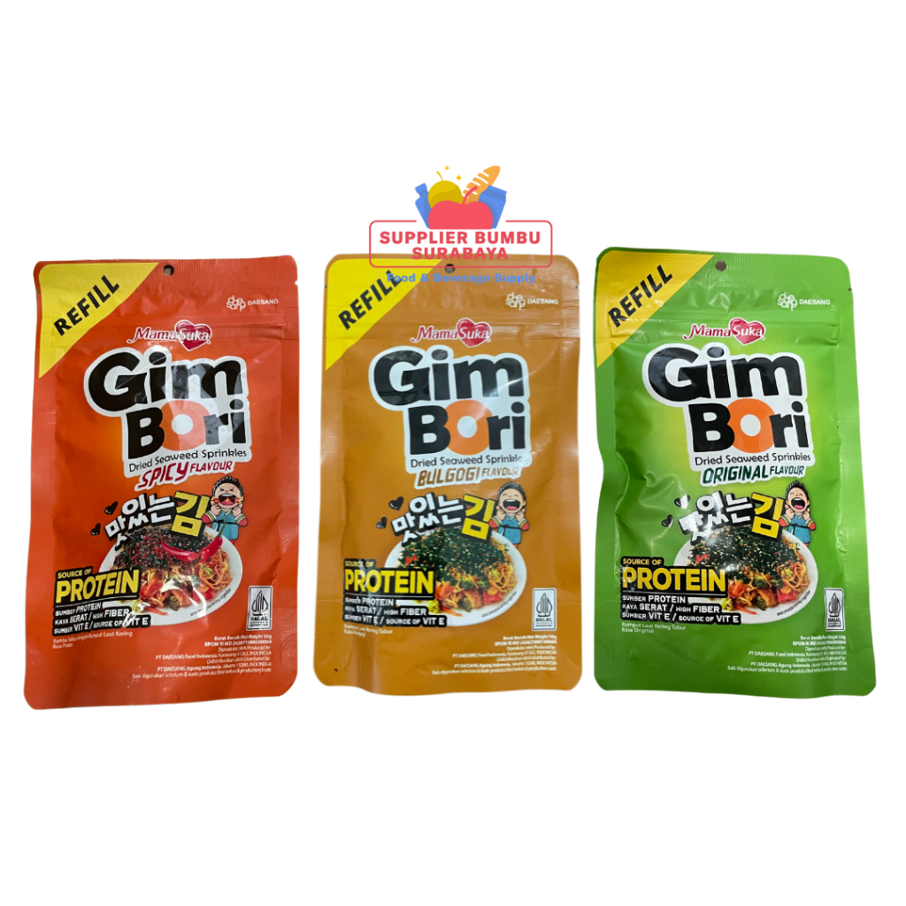 

Mamasuka - Bon Nori Gim Bori Rumput Laut Kering Tabur 50g