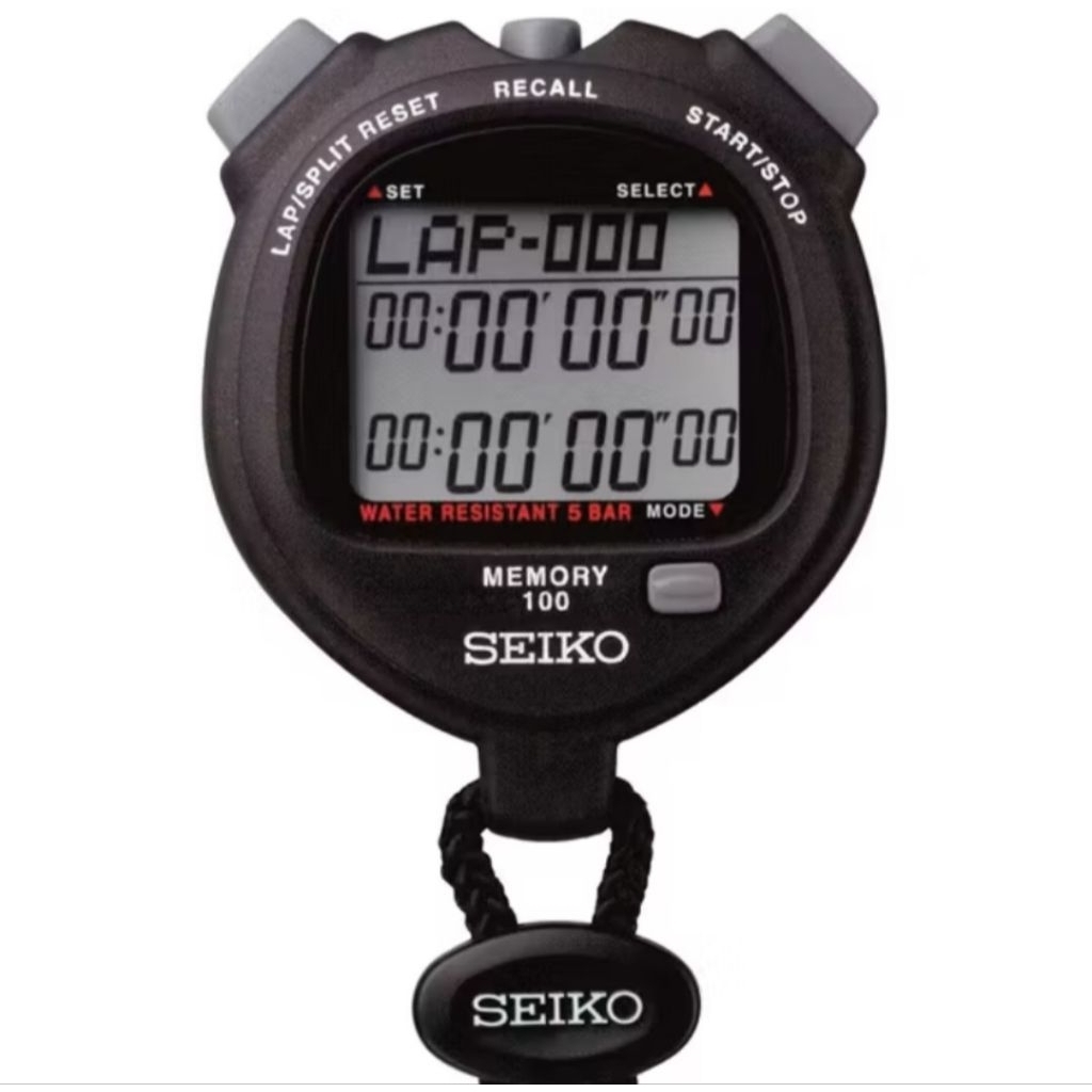 Stopwatch Seiko S23601P Digital 100 Lap memory stop watch seiko S23601P