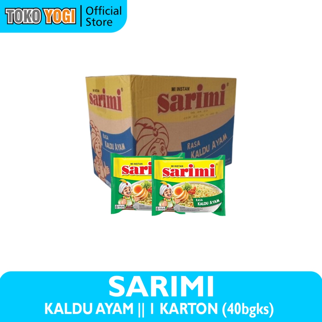 

SARIMI MIE INSTAN KUAH KALDU AYAM 70g || 1 KARTON (40bgks)