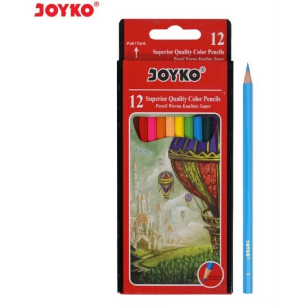 

Pensil warna Joyko isi 12
