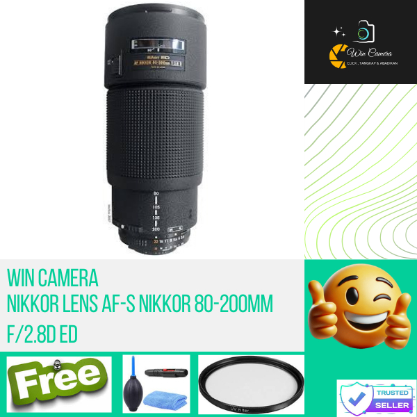 Lensa Nikon AF-S 80-200mm f/2.8D ED / Lens Nikon