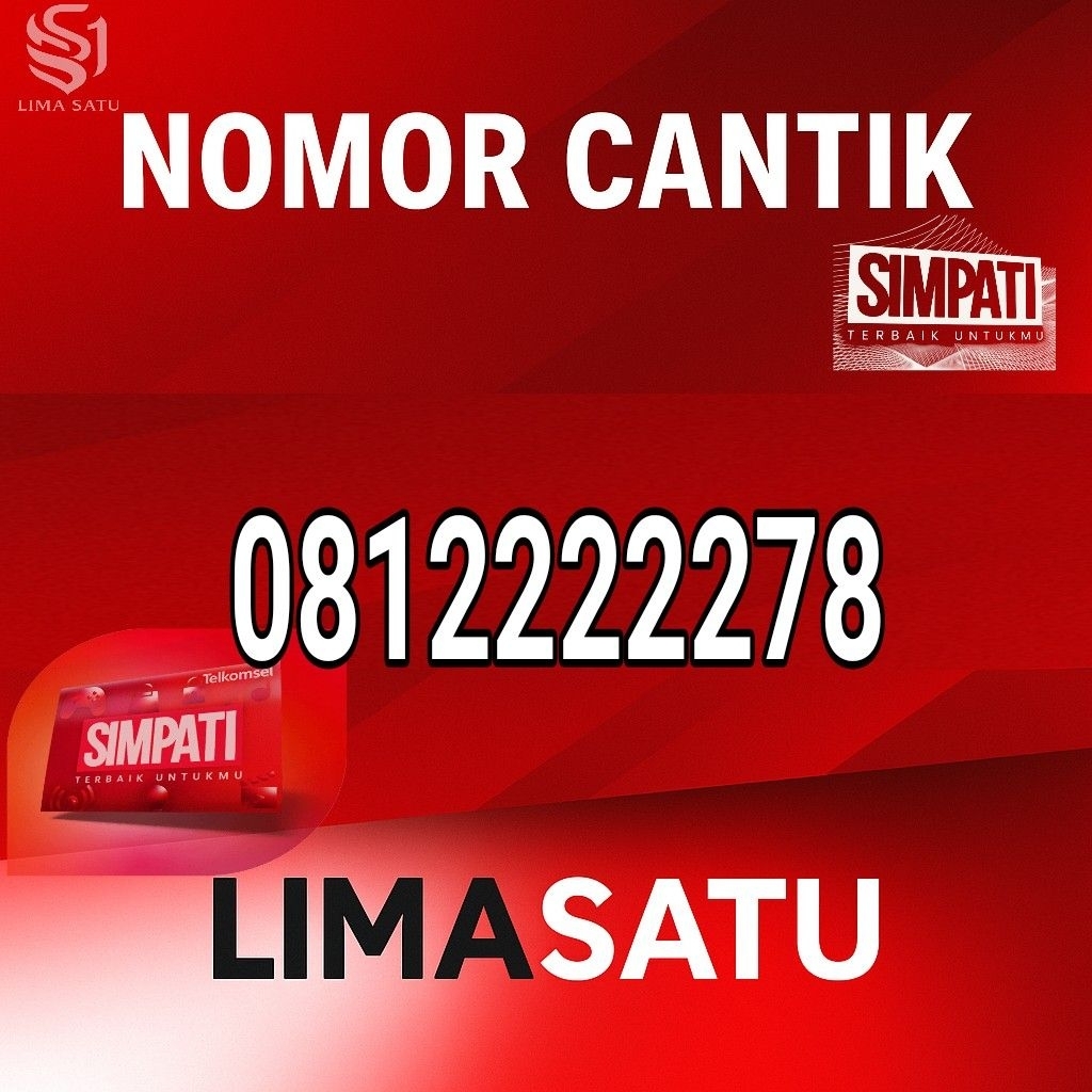 Nomor Cantik Telkomsel simpati 10 Digit Panca 22222