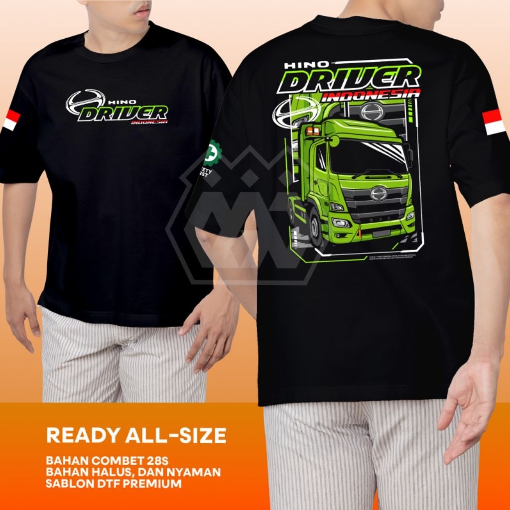 Kaos Driver Hino Truck Premium