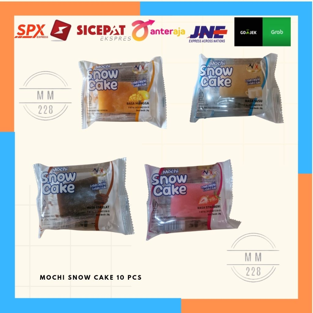 

MOCHI SNOW CAKE PER 10 PCS
