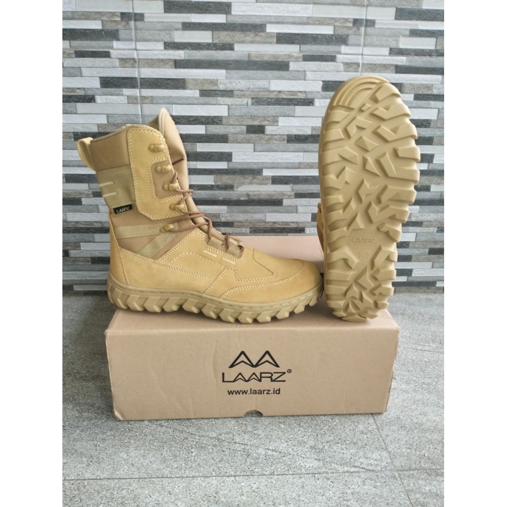 sepatu PDL Gurun Merk LAARZ ORI jatah satgas Unifil Libanon 2025