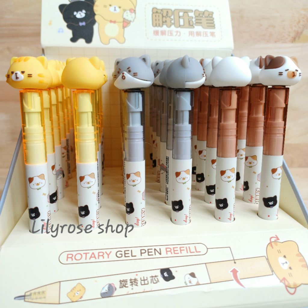 

Pulpen putar KUKI kepala kucing putar W197