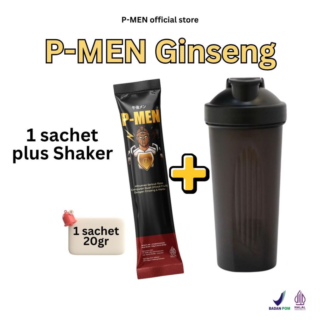 

PMEN Ginseng Original Minuman Botanical Pria - 1 Sachet Plus Shaker