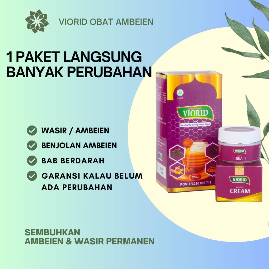 Langsung ada Perubahan Viorid Obat Ambeien Wasir Paling Ampuh Herbal Ambeyen Luar Dalam Stadium 1 2 