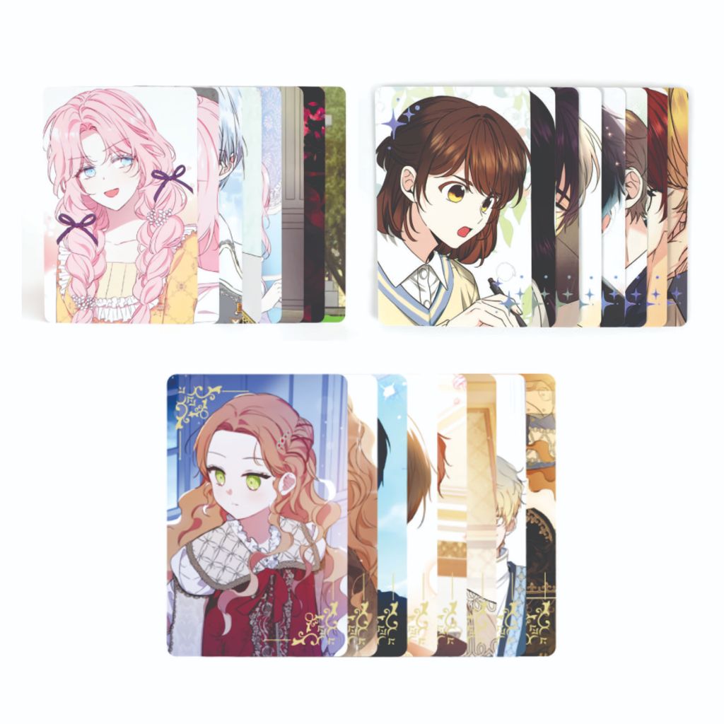 (25 pcs) Photocard Hologram Manhwa Rofan (Cry Even Better if you Beg, Predatory Marriage, Who Made M