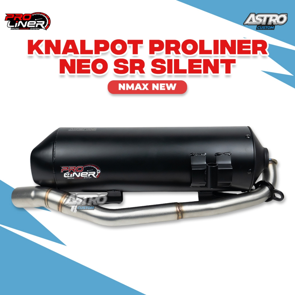 Knalpot Proliner Nmax 155 OLD New Aerox Kenalpot Pro Liner Standar Racing Neo SR Silent CVT Astro