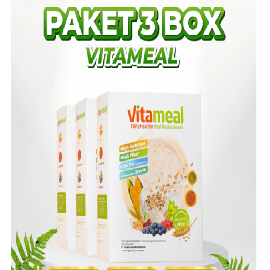 

PAKET 3 BOX VITAMEAL - Original Sereal Sehat Penurun Gula Darah Tanpa Efek Samping Mengatasi Diabetes Melitus Kencing Manis