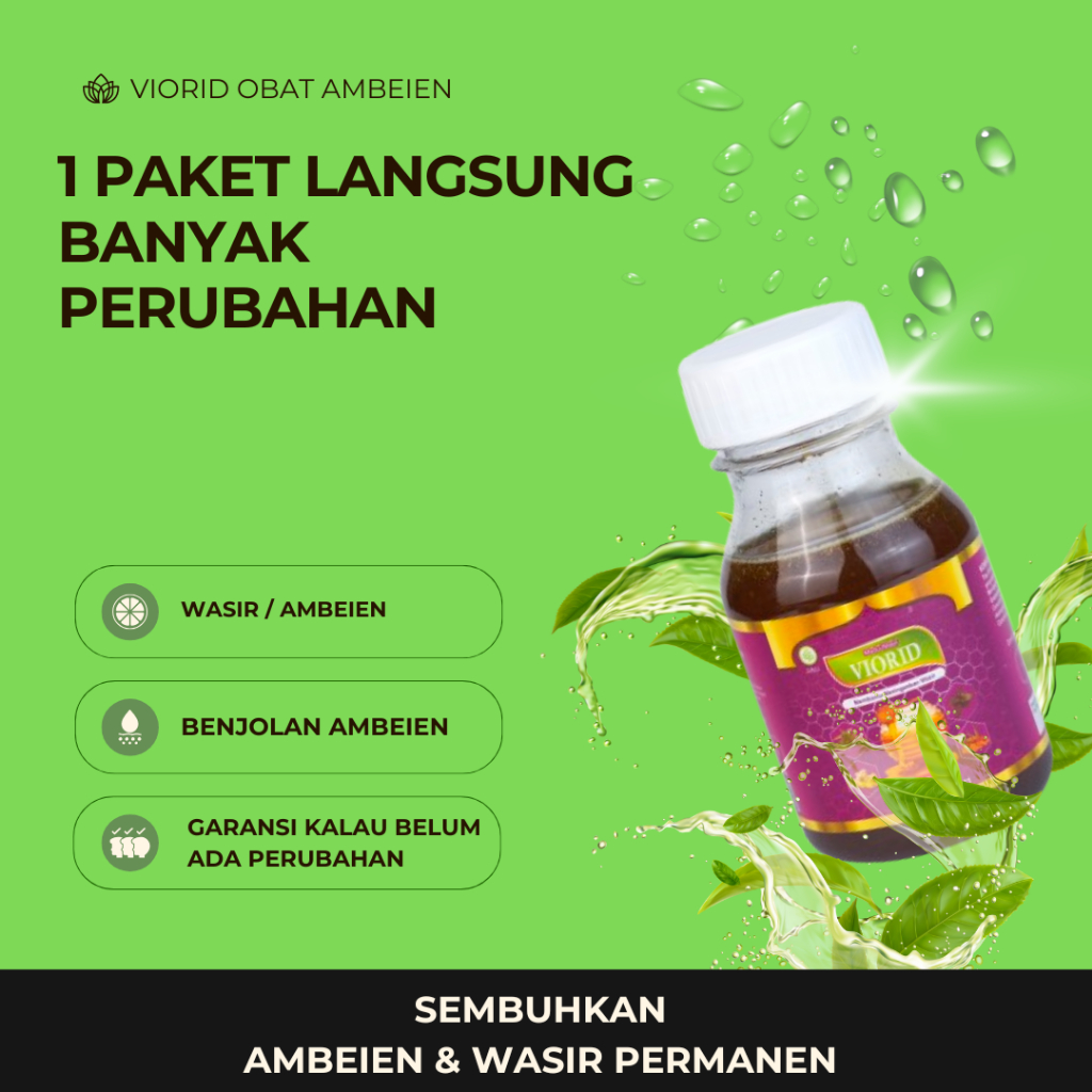 Dijamin Original Viorid Obat Ambeien Wasir Paling Ampuh Herbal Ambeyen Luar Dalam Stadium 1 2 3 4 Ce