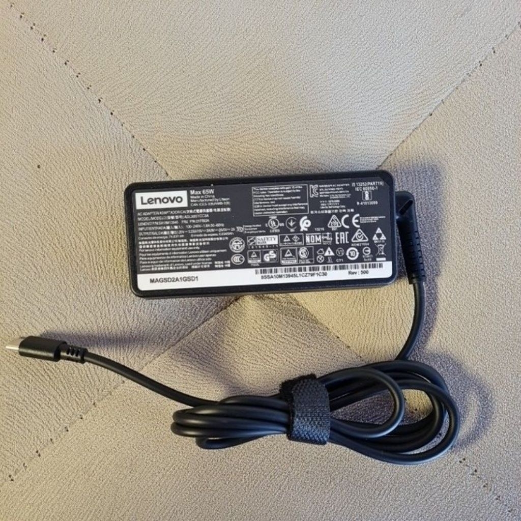Adaptor Charger Lenovo USB Type C Laptop X390,T490,T480,X395,X380
