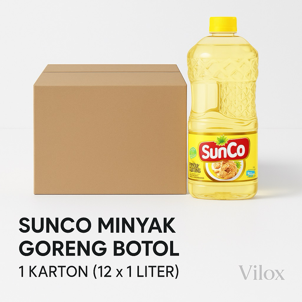 

Sunco Minyak Goreng Botol 1 Karton ( 12 x 1 Liter )