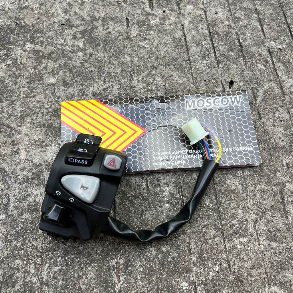 SAKLAR HOLDER KIRI NMAX OLD/NEW 4 TOMBOL HAZARD HI LOW LAMPU SEN KLAKSON PASS BEAM PIW PIW SAKLAR KI