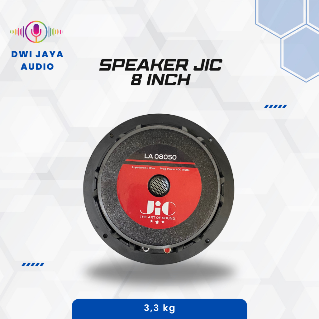 Speaker JiC LA08050 | Speaker JIC 8 inch