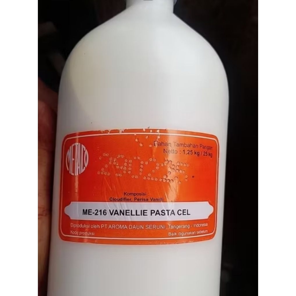 

Vanili Pasta METACO (pasta vanili), Expired Panjang