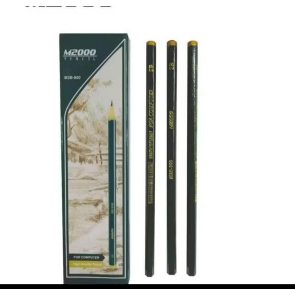 

Pensil 2b for computers m2000 1 box isi 12 pcs