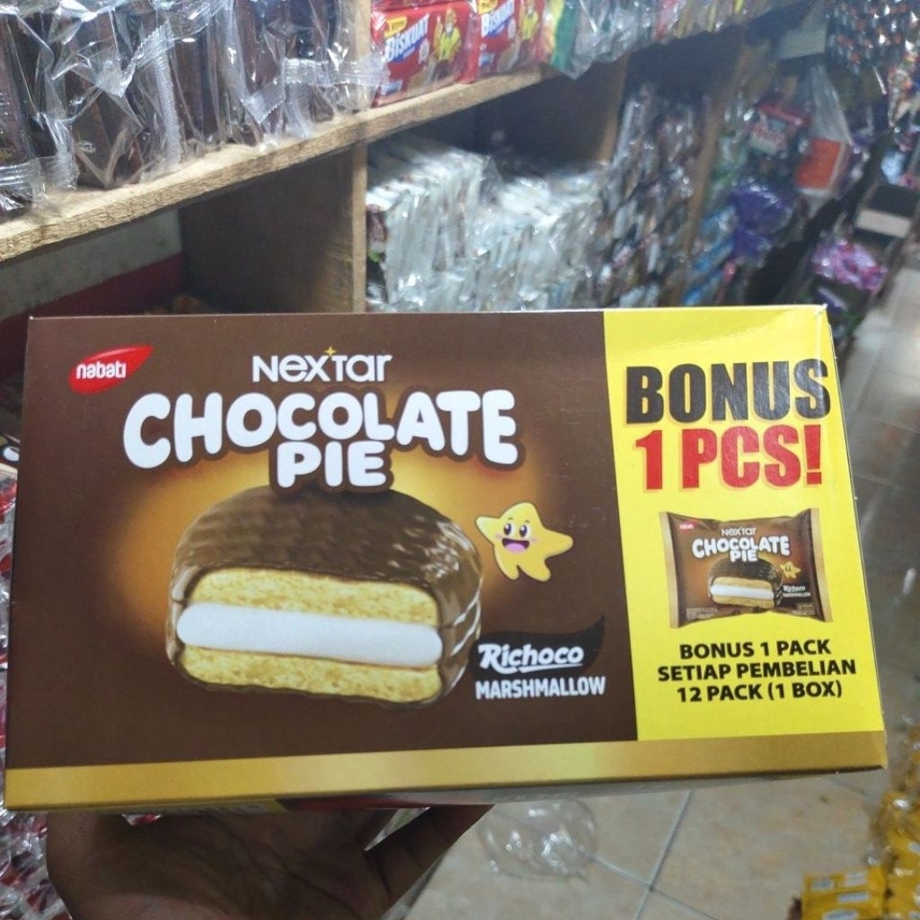

NEXTAR CHOCOLATE PIE 12 bonus 1pcs
