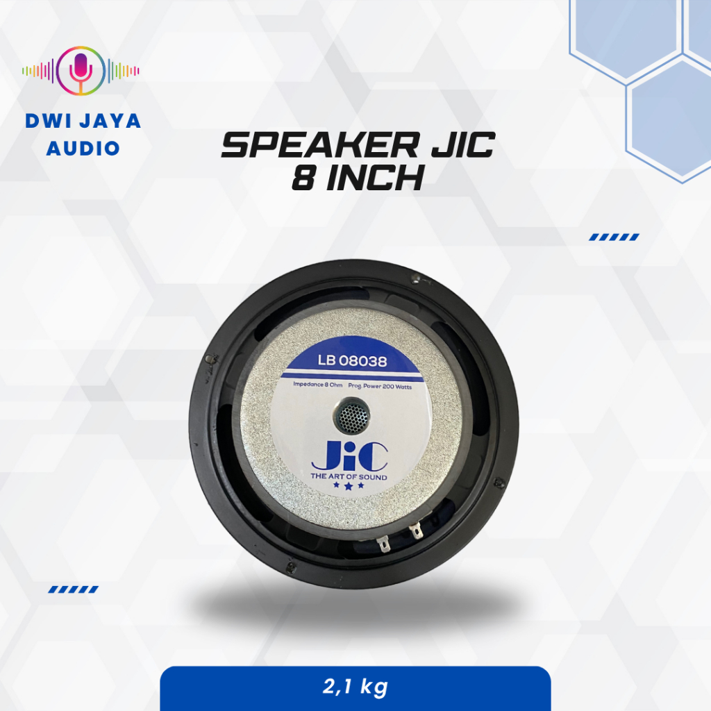 Speaker JiC LB08038 | Speaker JIC 8 inch