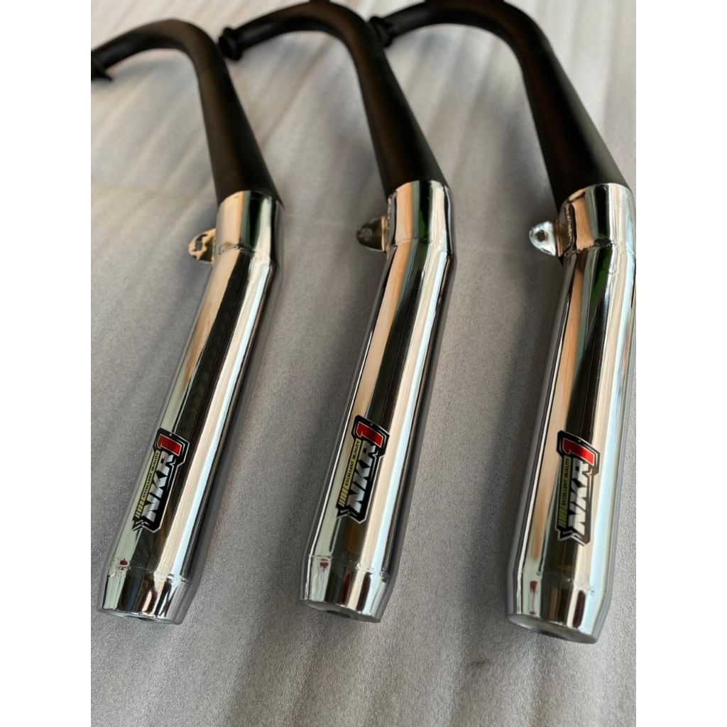 Knalpot setengah dewa rx king rx spesial semi road race original NKR.1