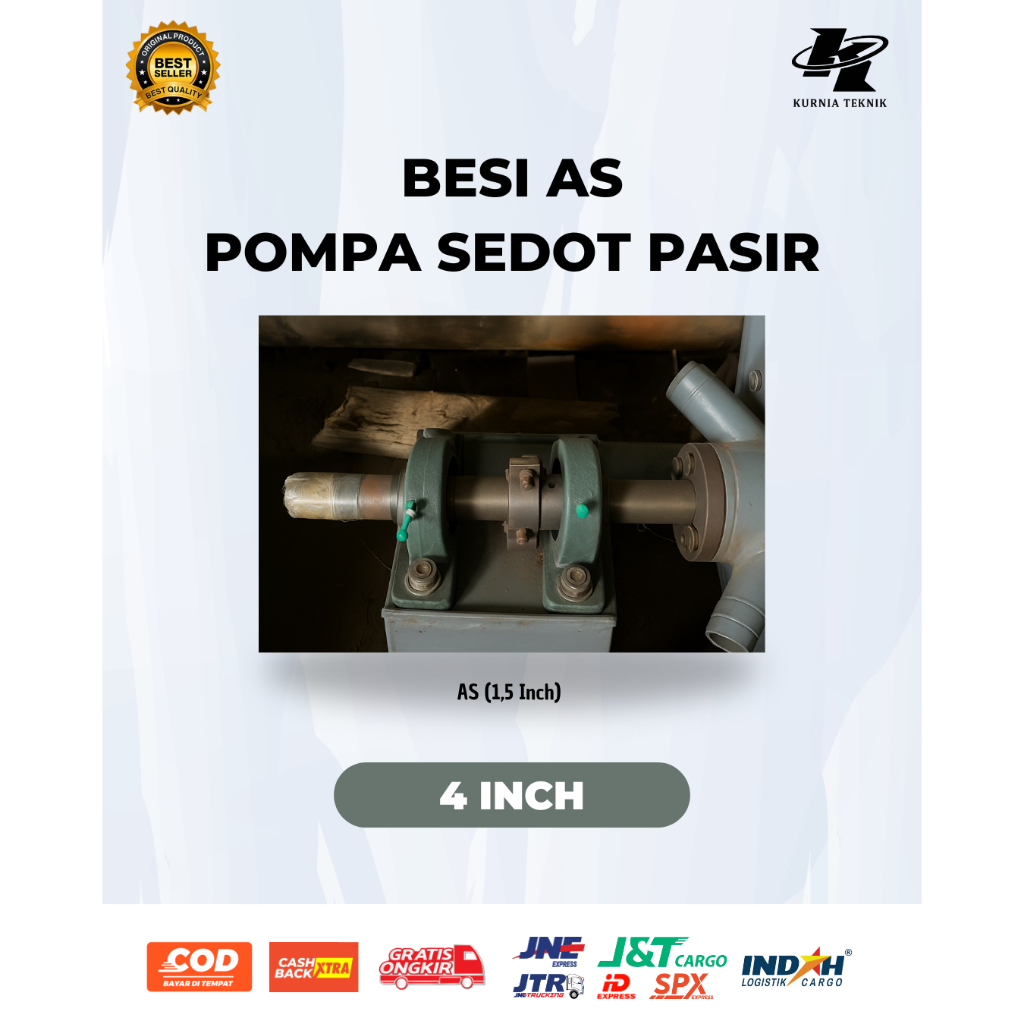 AS Besi Pompa Sedot Pasir 1,5 Inch