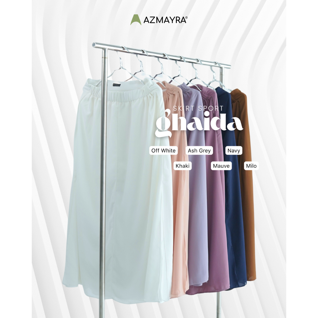 exclusive azmayra ghaida skirt / rok celana olahraga