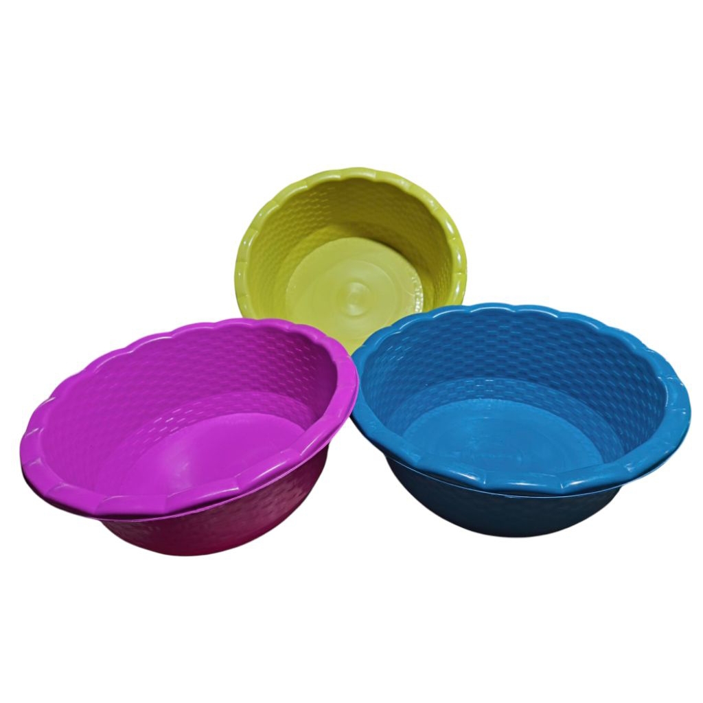 (12 pcs)baskom hajatan / wakul berkatan / baskom rajut plastik