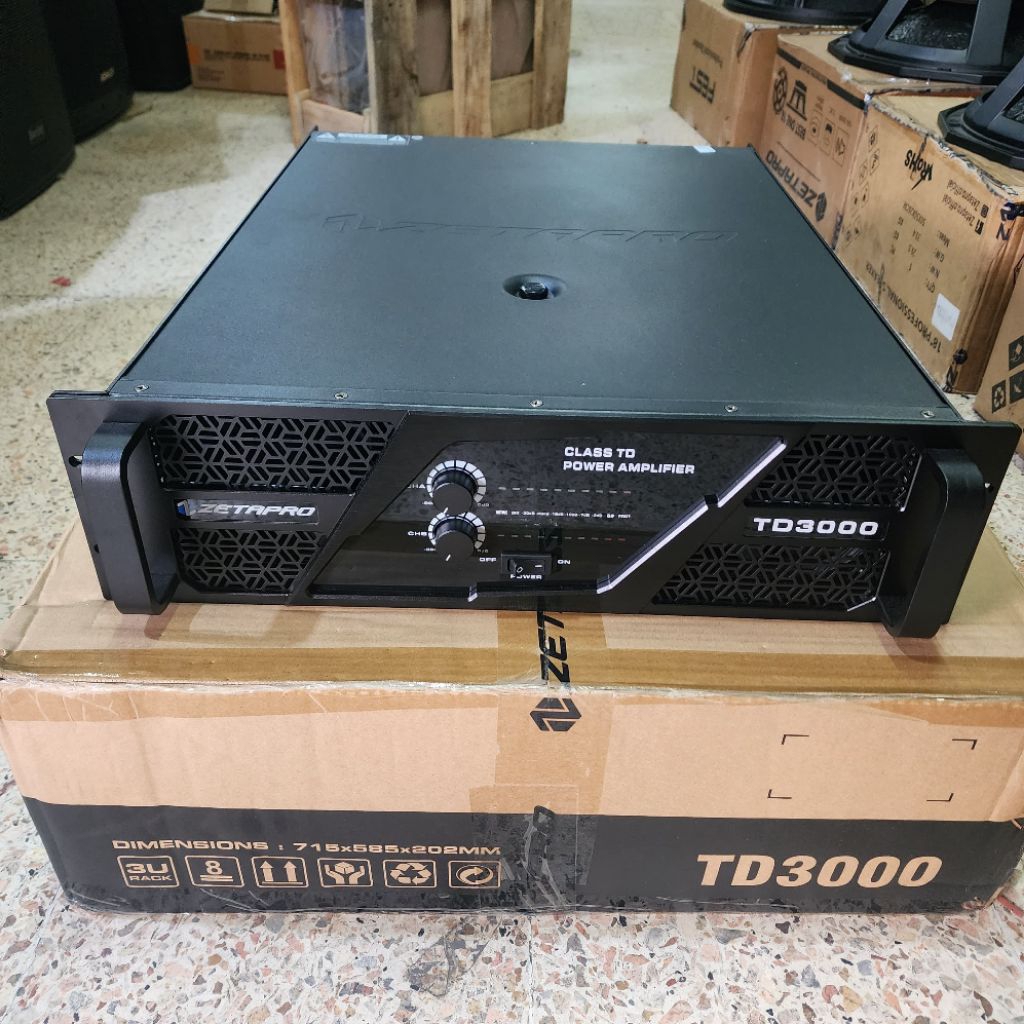 Power Amplifier Zetapro TD 3000 Class 3000