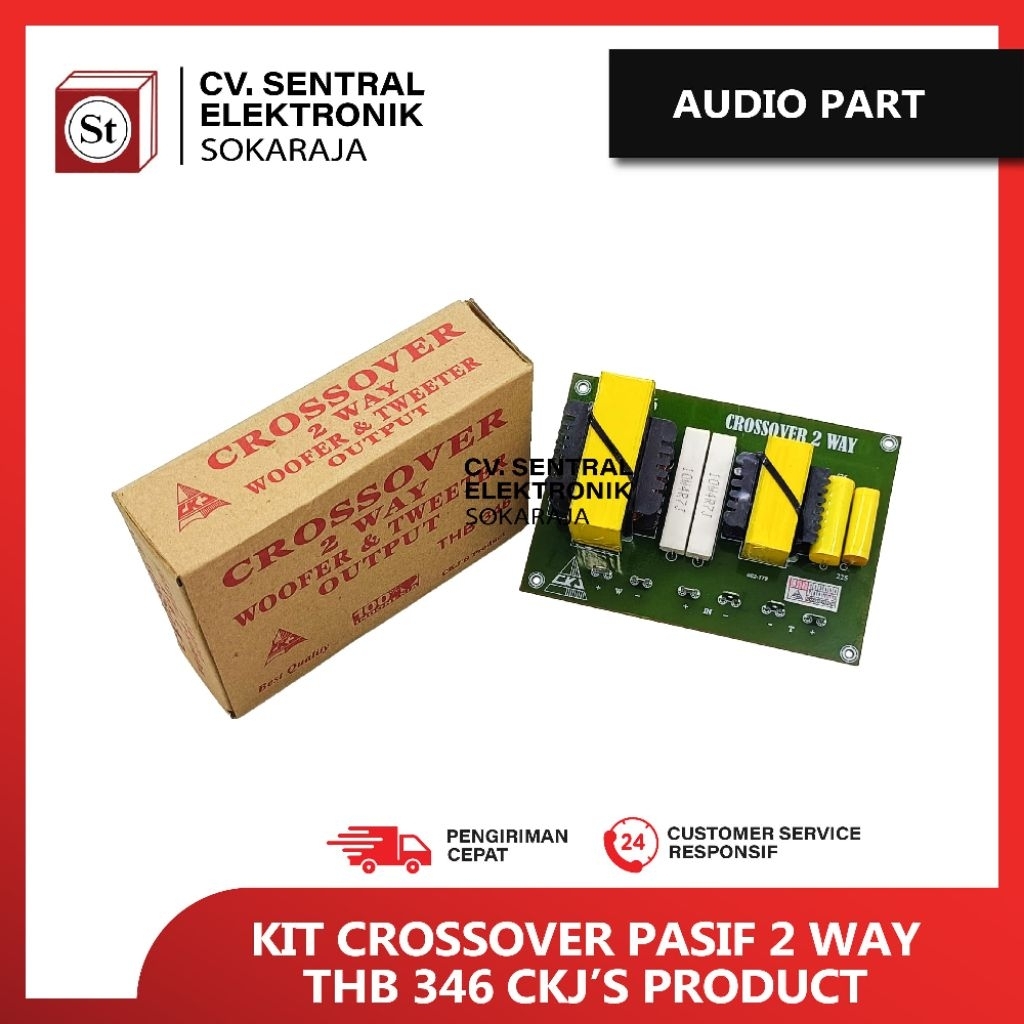 KIT CROSOVER PASIF 2 WAY THB 346