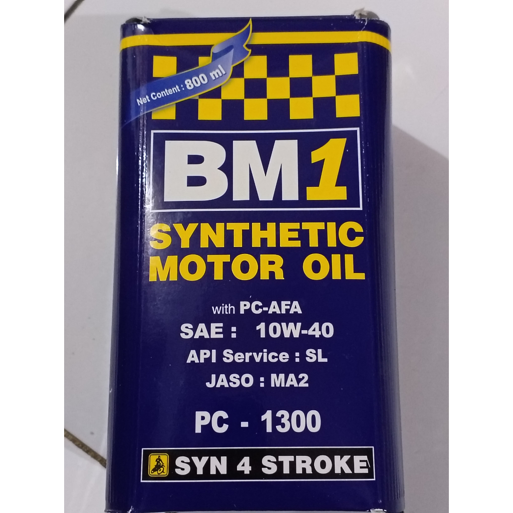 Oli Oil BM1 BM 1 PC 1300 4T 10W40 (800ml)