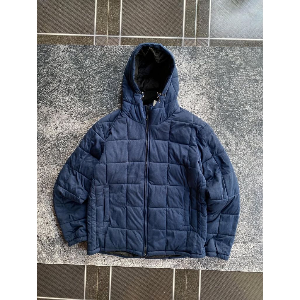 Puffer jacket down Elspia navy authentic